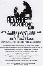 Revenge of the Psychotronic Man - Rebellion Festival, Blackpool 6.8.15